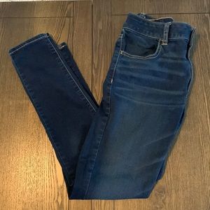 American eagle blue jeans size 8 leggings
